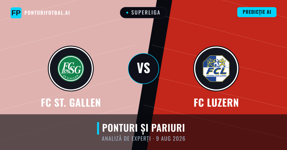 FC St. Gallen vs FC Luzern — pronostic și avancronică meci