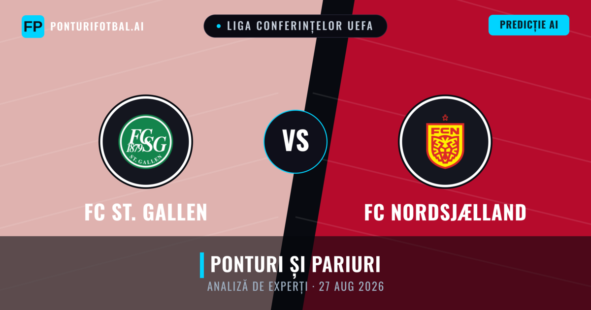 FC St. Gallen vs FC Nordsjælland — pronostic și avancronică meci