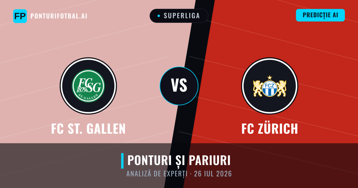 FC St. Gallen vs FC Zürich — pronostic și avancronică meci