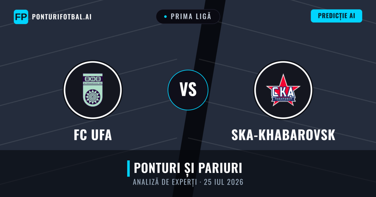 FC UFA vs Ska-khabarovsk — pronostic și avancronică meci