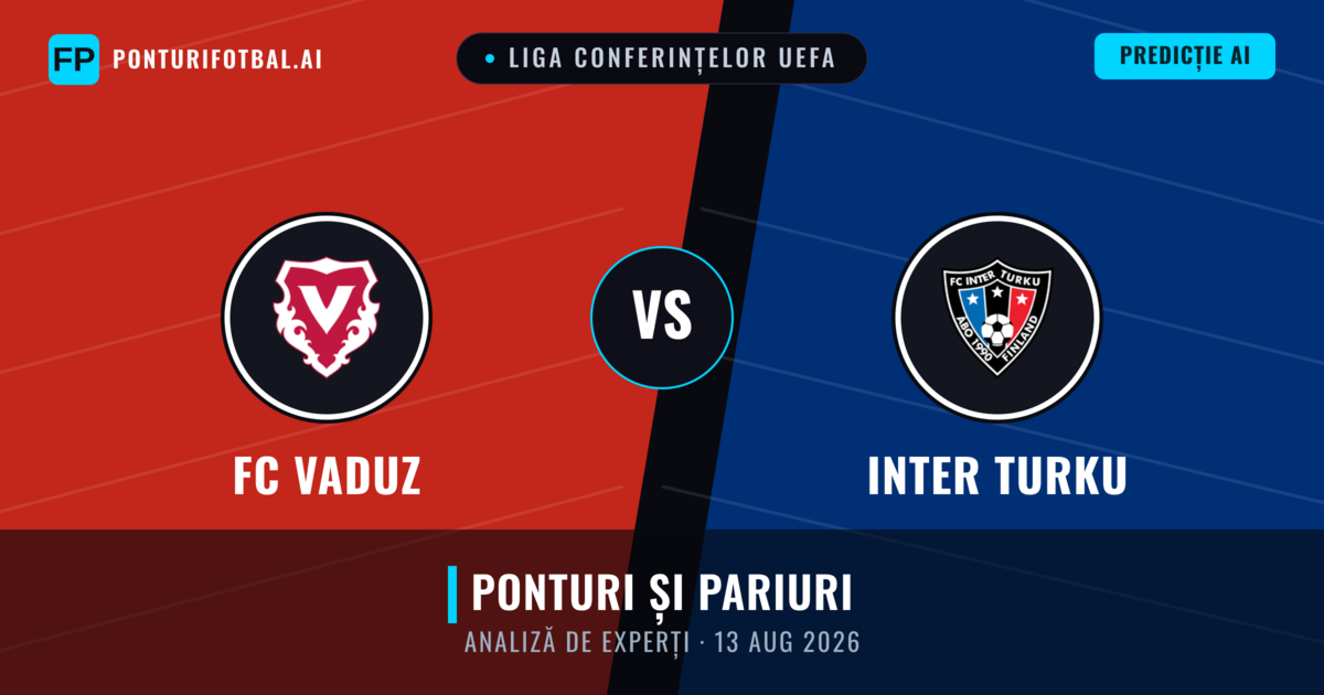 FC Vaduz vs Inter Turku — pronostic și avancronică meci