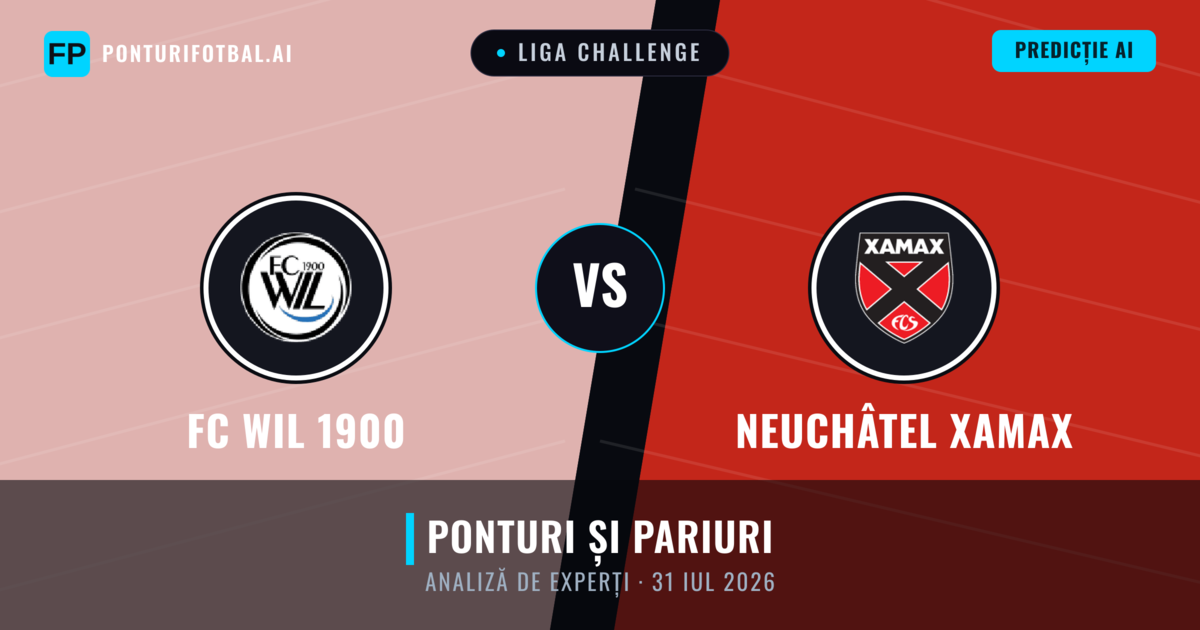 FC WIL 1900 vs Neuchâtel Xamax — pronostic și avancronică meci