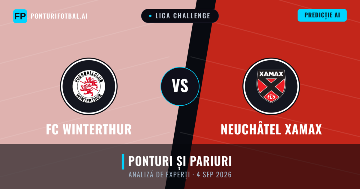FC Winterthur vs Neuchâtel Xamax — pronostic și avancronică meci