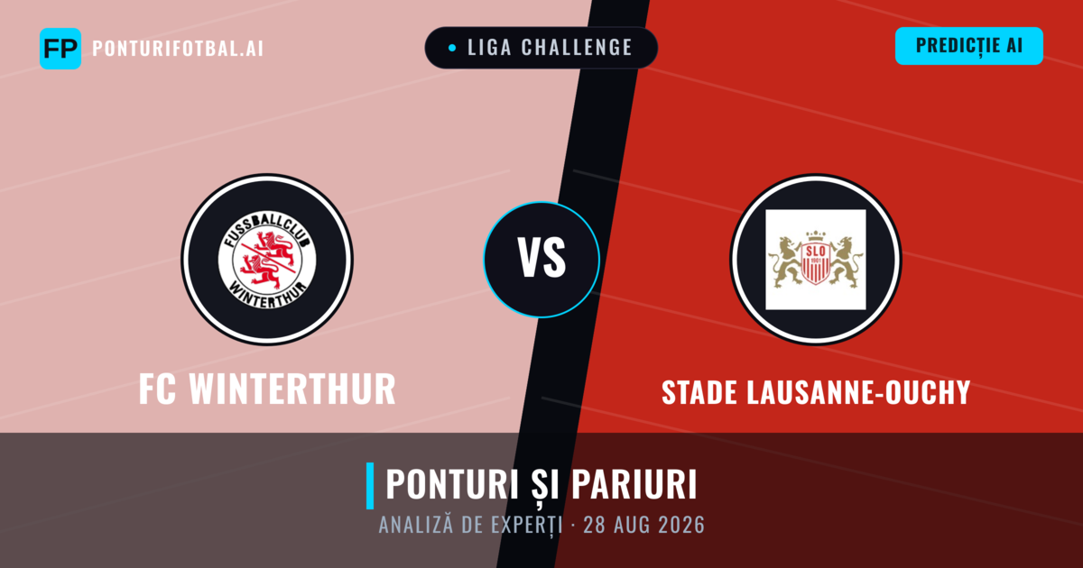 FC Winterthur vs Stade Lausanne-Ouchy — pronostic și avancronică meci