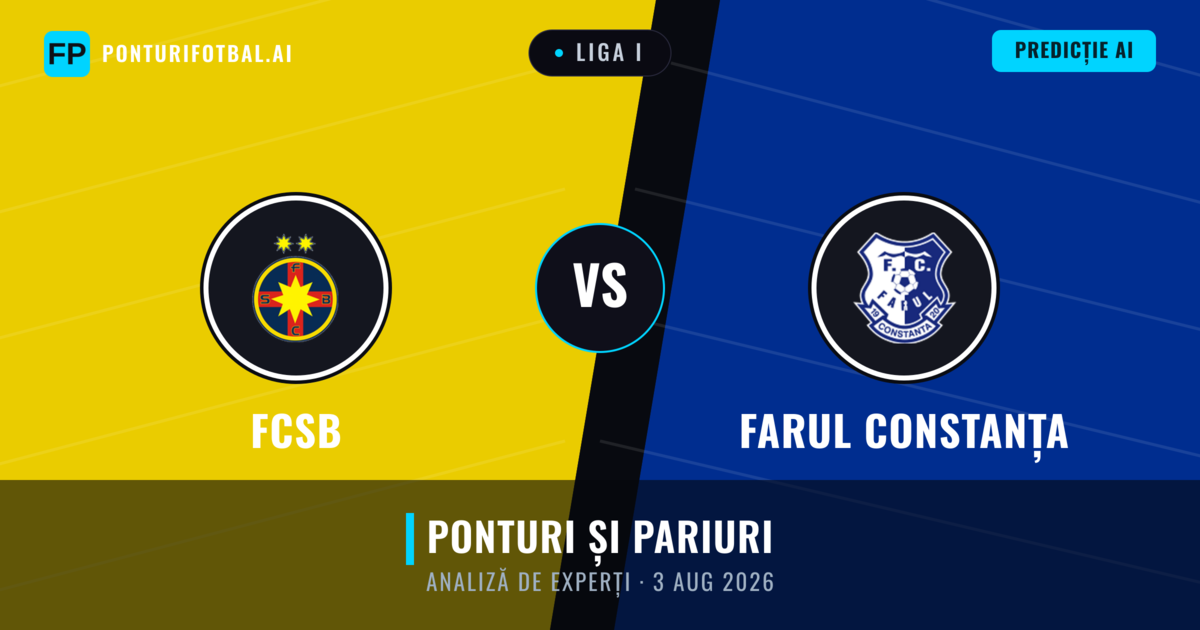 FCSB vs Farul Constanța — pronostic și avancronică meci