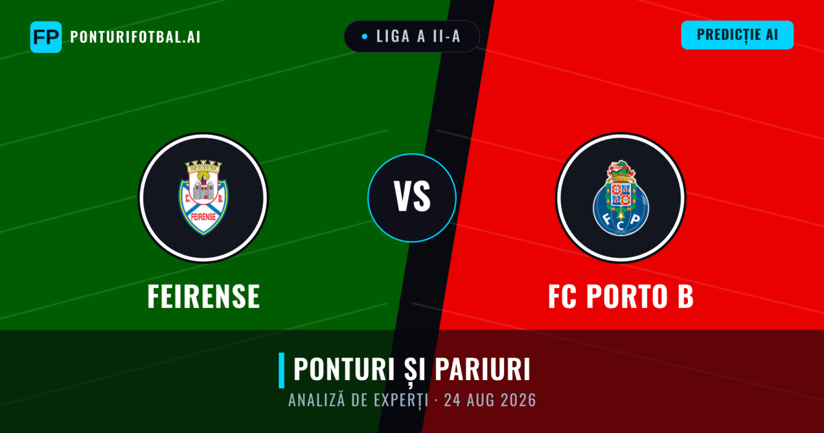Feirense vs FC Porto B — pronostic și avancronică meci