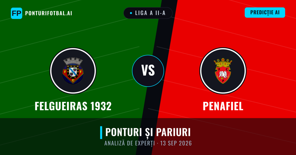 Felgueiras 1932 vs Penafiel — pronostic și avancronică meci