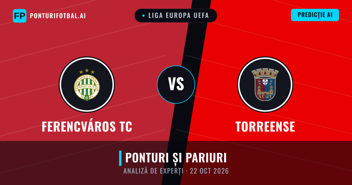 Ferencváros TC vs Torreense — pronostic și avancronică meci