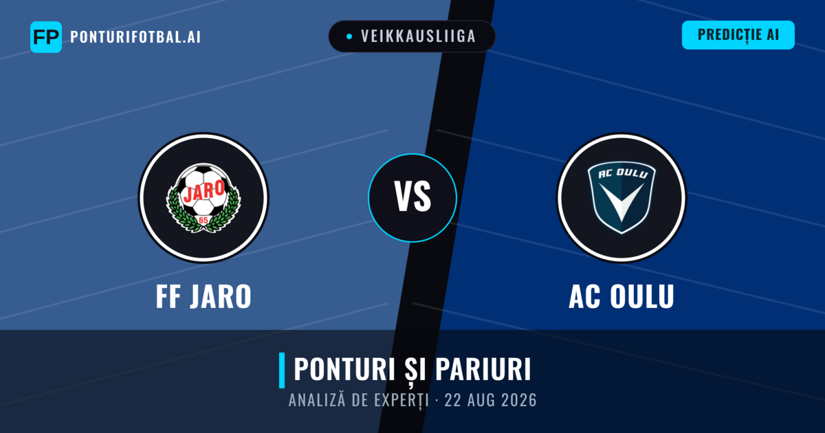FF Jaro vs AC Oulu — pronostic și avancronică meci