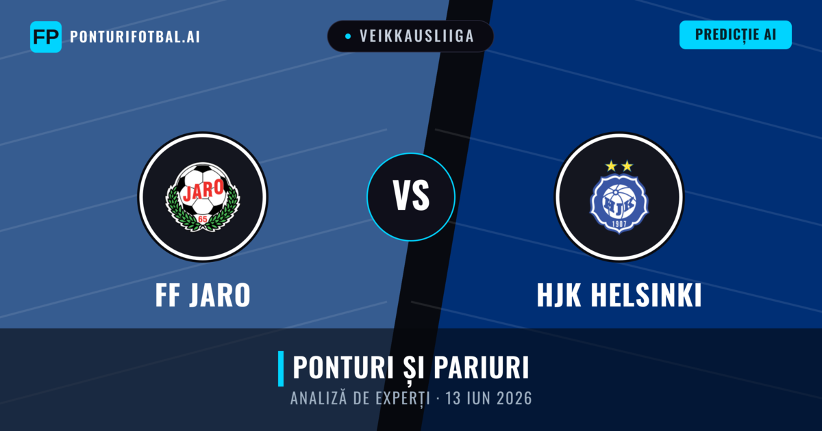 FF Jaro vs HJK Helsinki — pronostic și avancronică meci