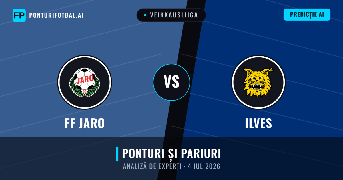 FF Jaro vs Ilves — pronostic și avancronică meci