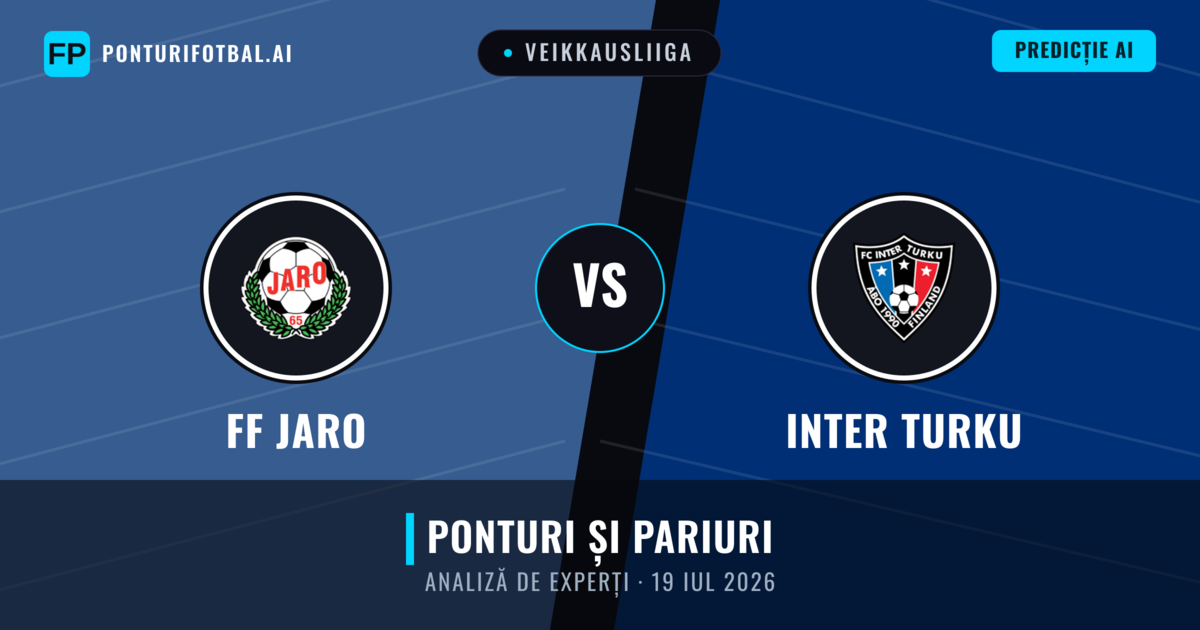 FF Jaro vs Inter Turku — pronostic și avancronică meci