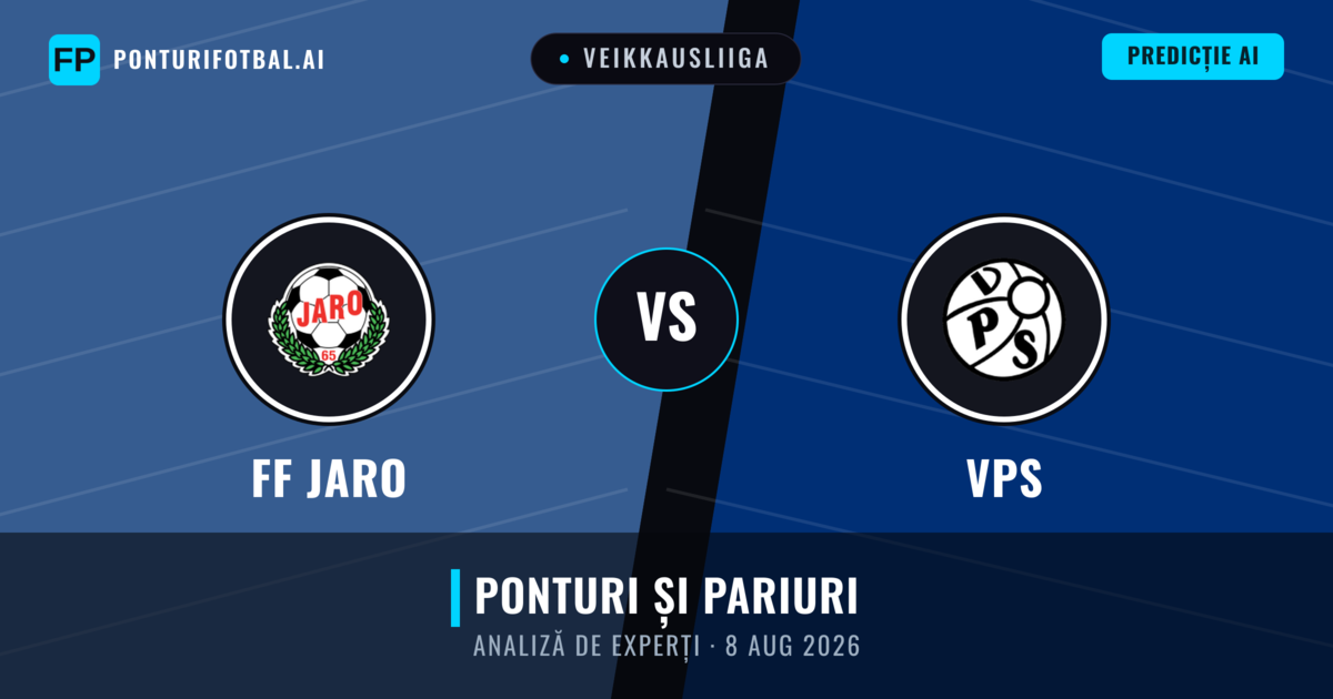FF Jaro vs VPS — pronostic și avancronică meci