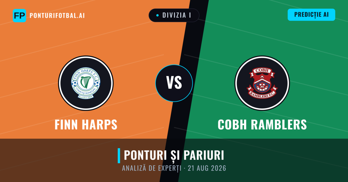 Finn Harps vs Cobh Ramblers — pronostic și avancronică meci
