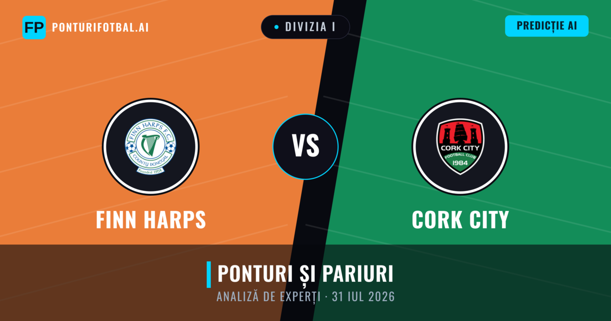 Finn Harps vs Cork City — pronostic și avancronică meci