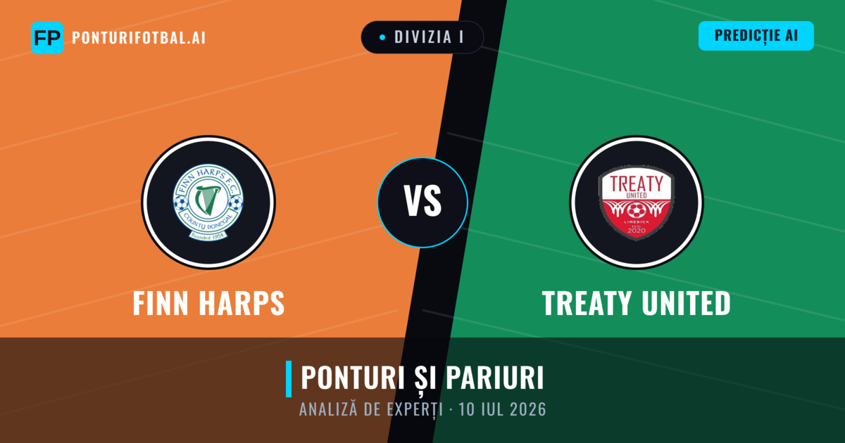 Finn Harps vs Treaty United — pronostic și avancronică meci