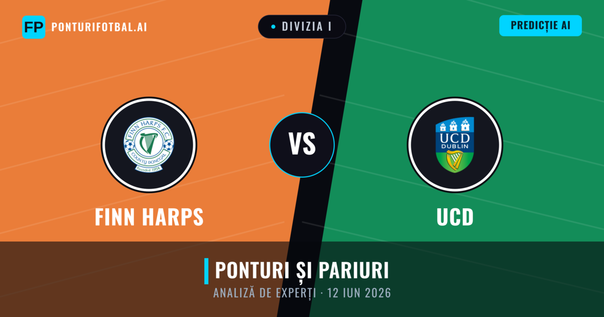 Finn Harps vs UCD — pronostic și avancronică meci