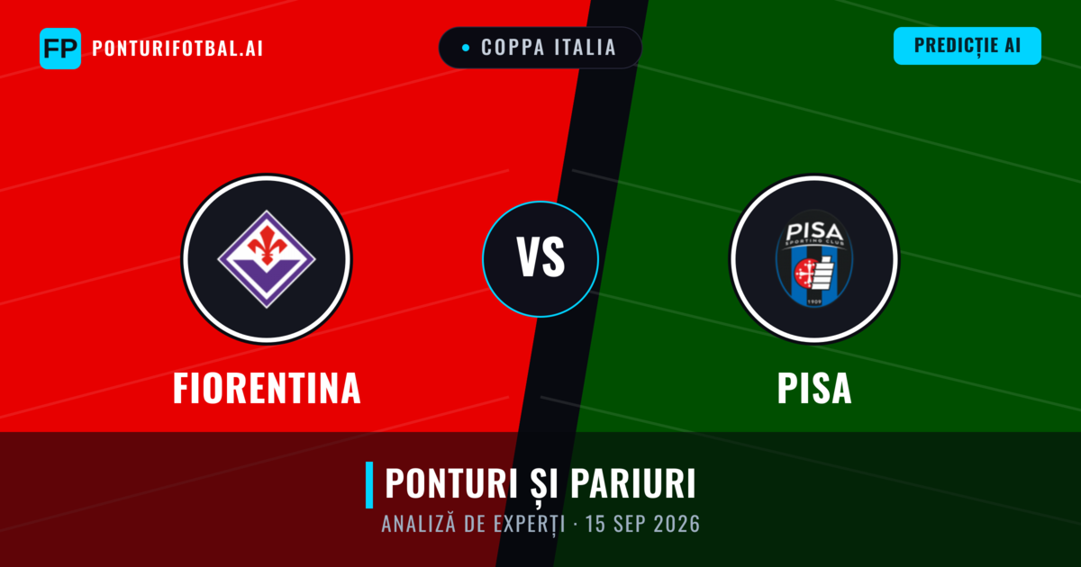 Fiorentina vs Pisa — pronostic și avancronică meci