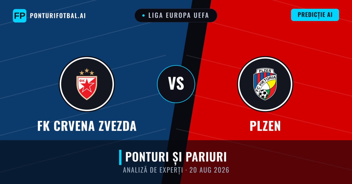 FK Crvena Zvezda vs Plzen — pronostic și avancronică meci