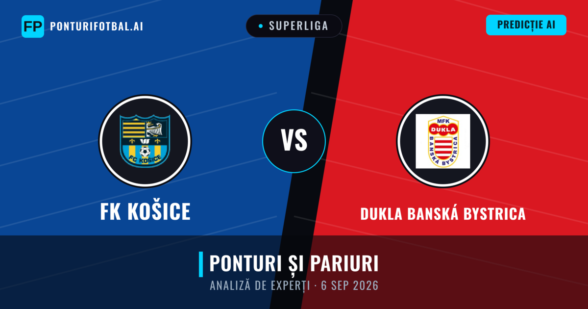 FK Košice vs Dukla Banská Bystrica — pronostic și avancronică meci