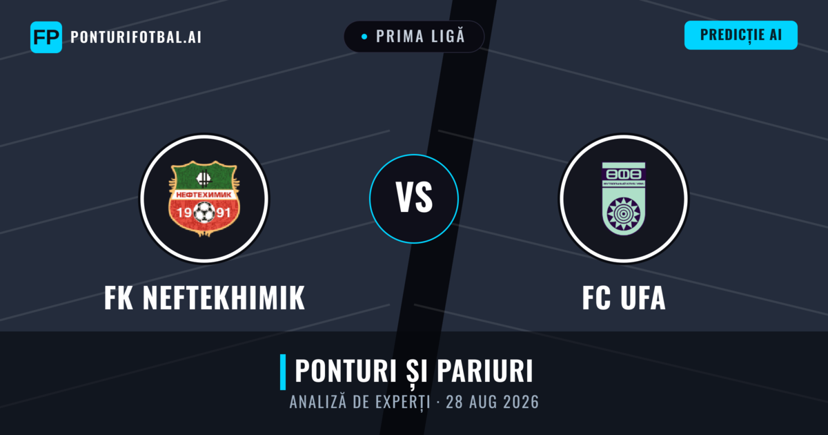 FK Neftekhimik vs FC UFA — pronostic și avancronică meci