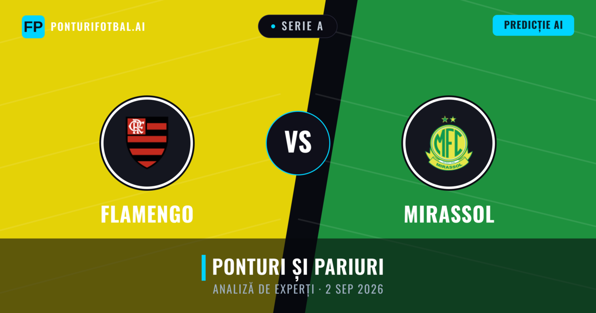 Flamengo vs Mirassol — pronostic și avancronică meci