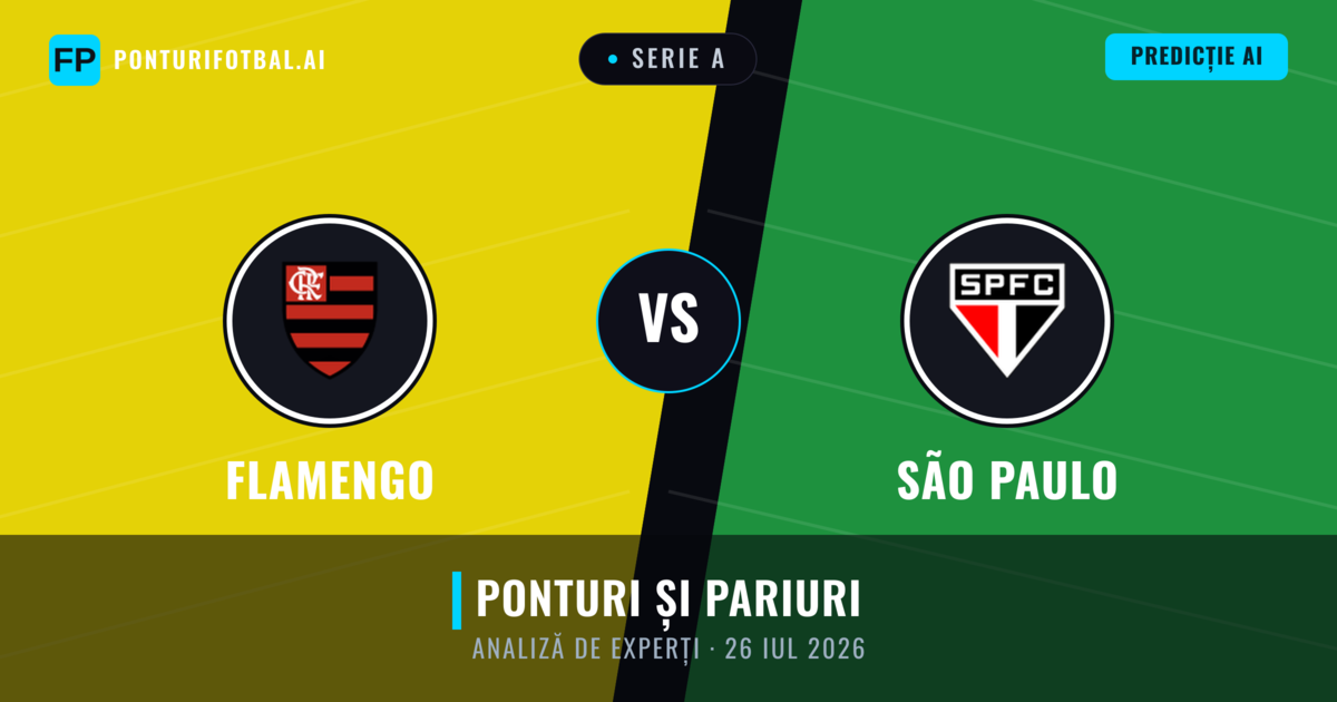 Flamengo vs São Paulo — pronostic și avancronică meci