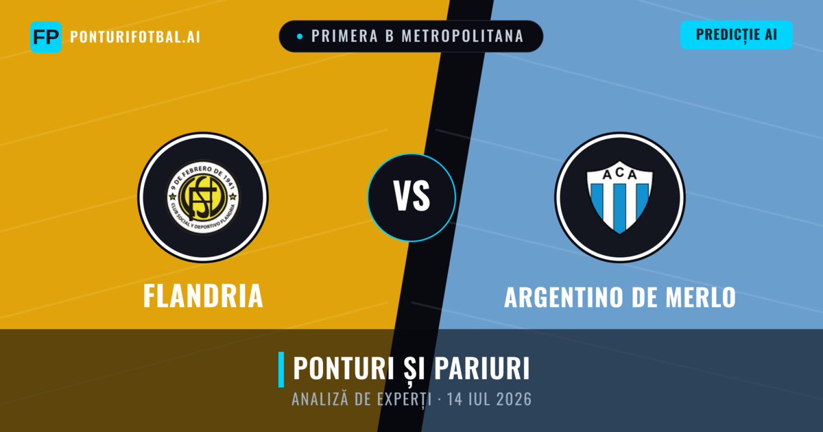 Flandria vs Argentino de Merlo — pronostic și avancronică meci