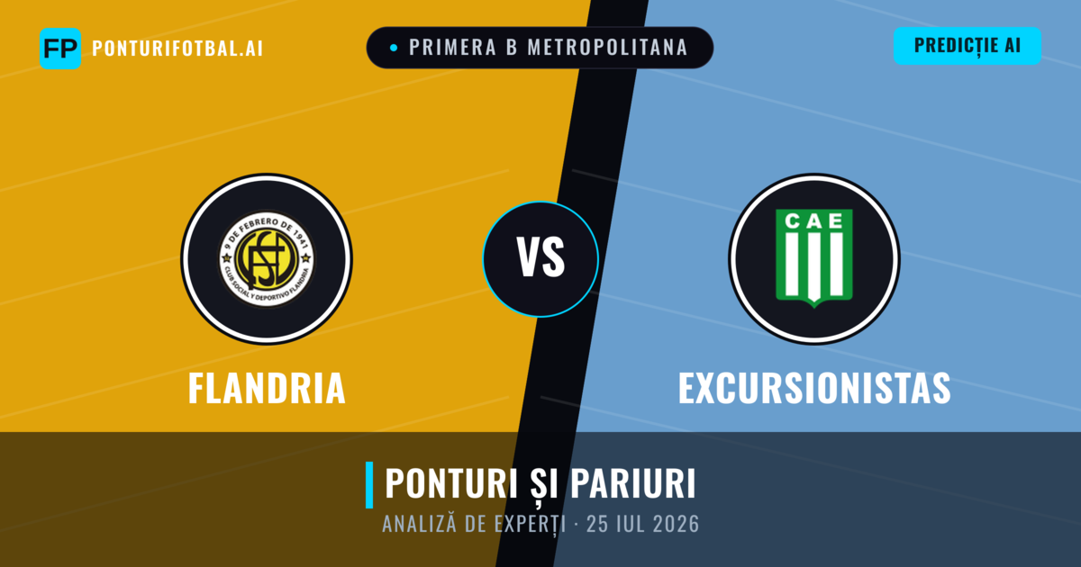 Flandria vs Excursionistas — pronostic și avancronică meci