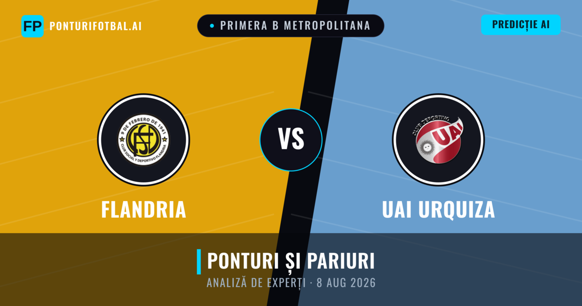 Flandria vs UAI Urquiza — pronostic și avancronică meci