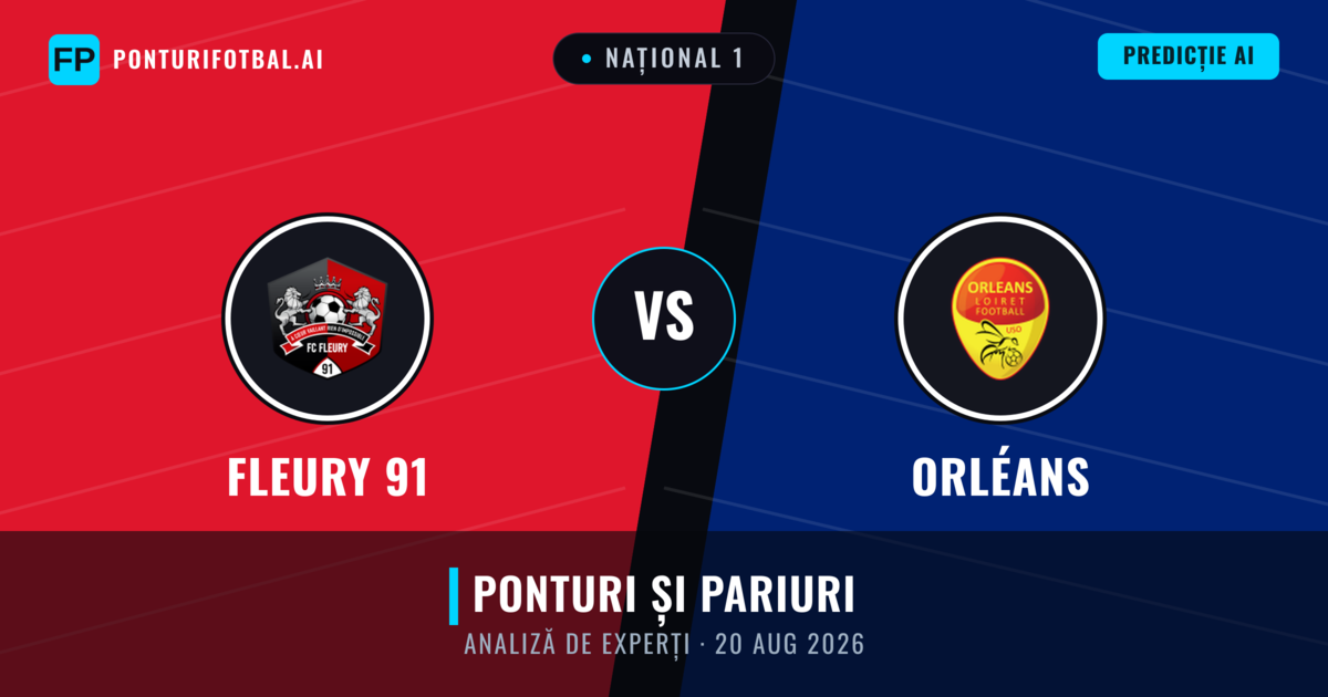 Fleury 91 vs Orléans — pronostic și avancronică meci