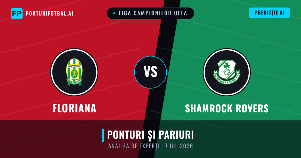 Floriana vs Shamrock Rovers — pronostic și avancronică meci