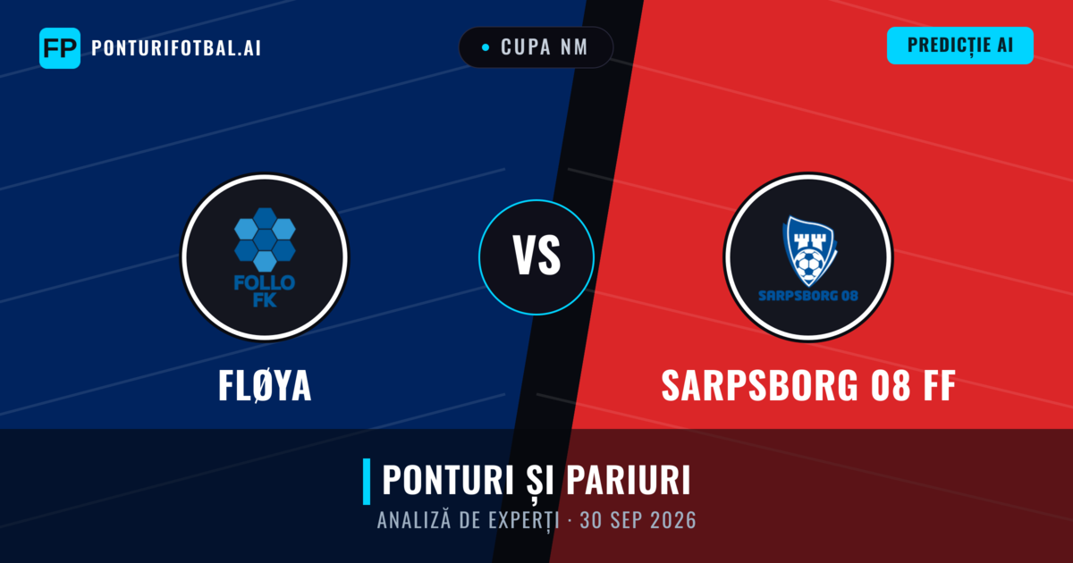 Fløya vs Sarpsborg 08 FF — pronostic și avancronică meci