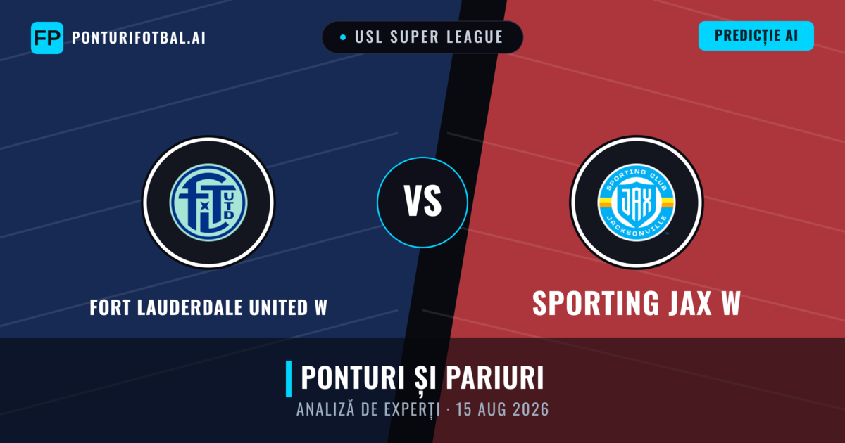 Fort Lauderdale United W vs Sporting JAX W — pronostic și avancronică meci