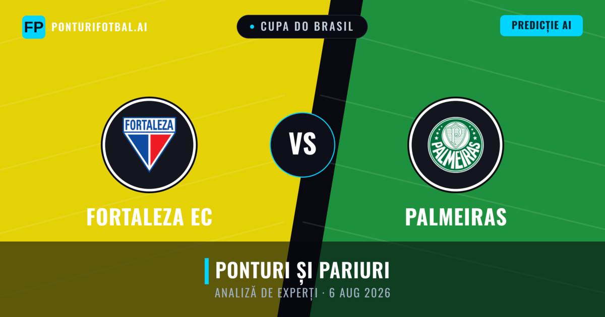 Fortaleza EC vs Palmeiras — pronostic și avancronică meci
