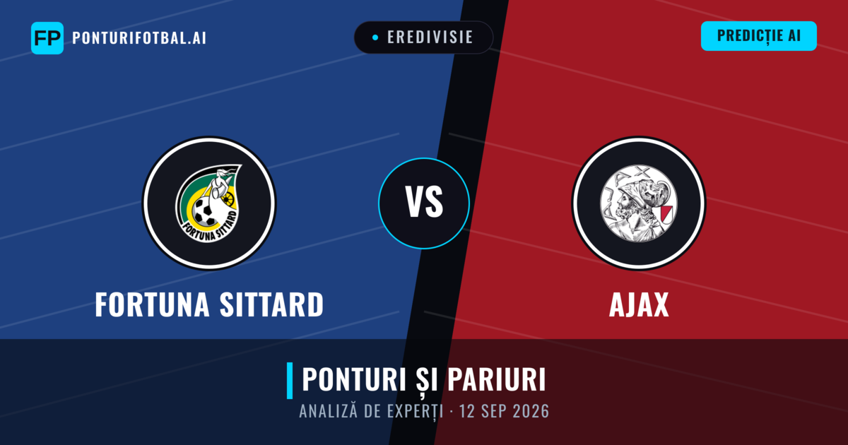 Fortuna Sittard vs Ajax — pronostic și avancronică meci