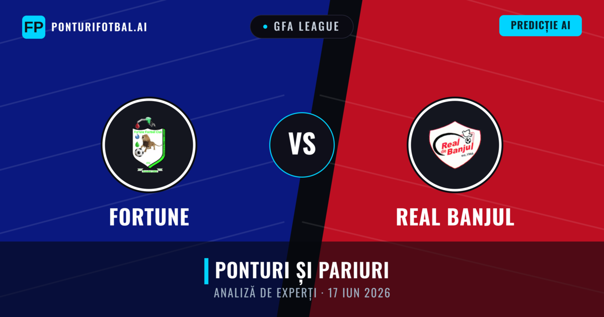 Fortune vs Real Banjul — pronostic și avancronică meci