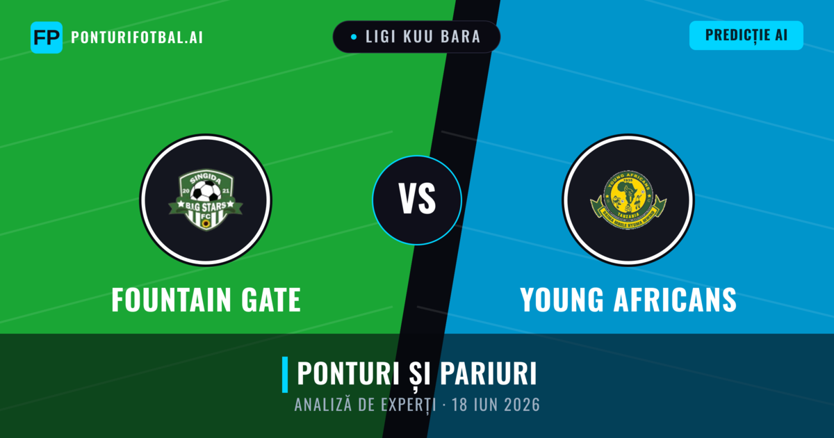 Fountain Gate vs Young Africans — pronostic și avancronică meci