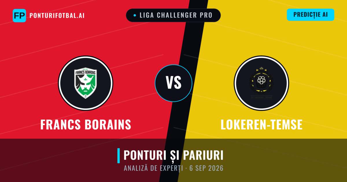 Francs Borains vs Lokeren-Temse — pronostic și avancronică meci
