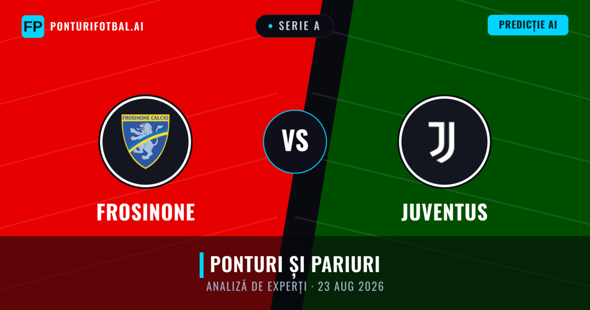Frosinone vs Juventus — pronostic și avancronică meci