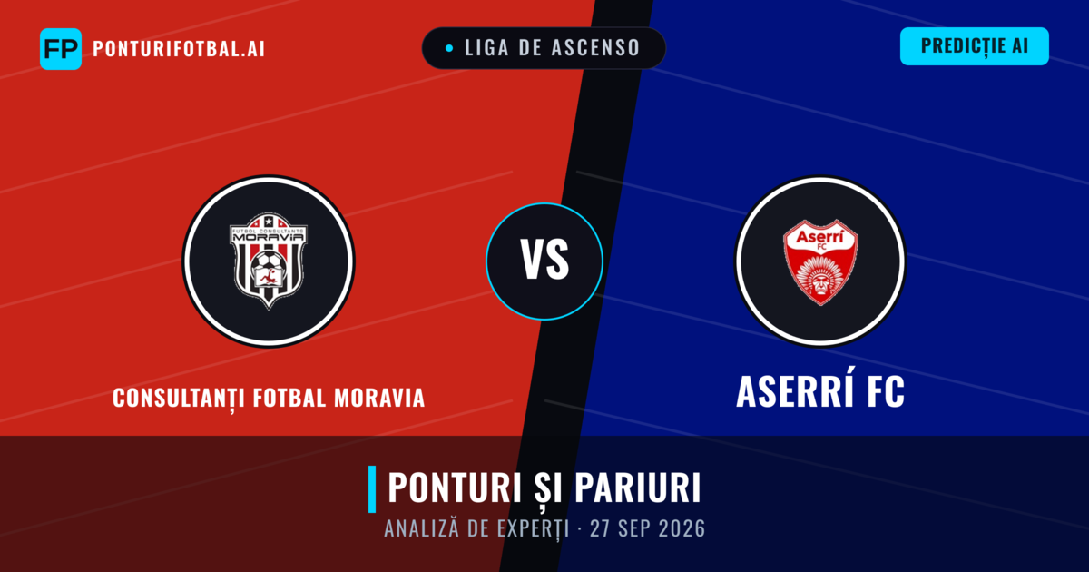 Consultanți Fotbal Moravia vs Aserrí FC — pronostic și avancronică meci