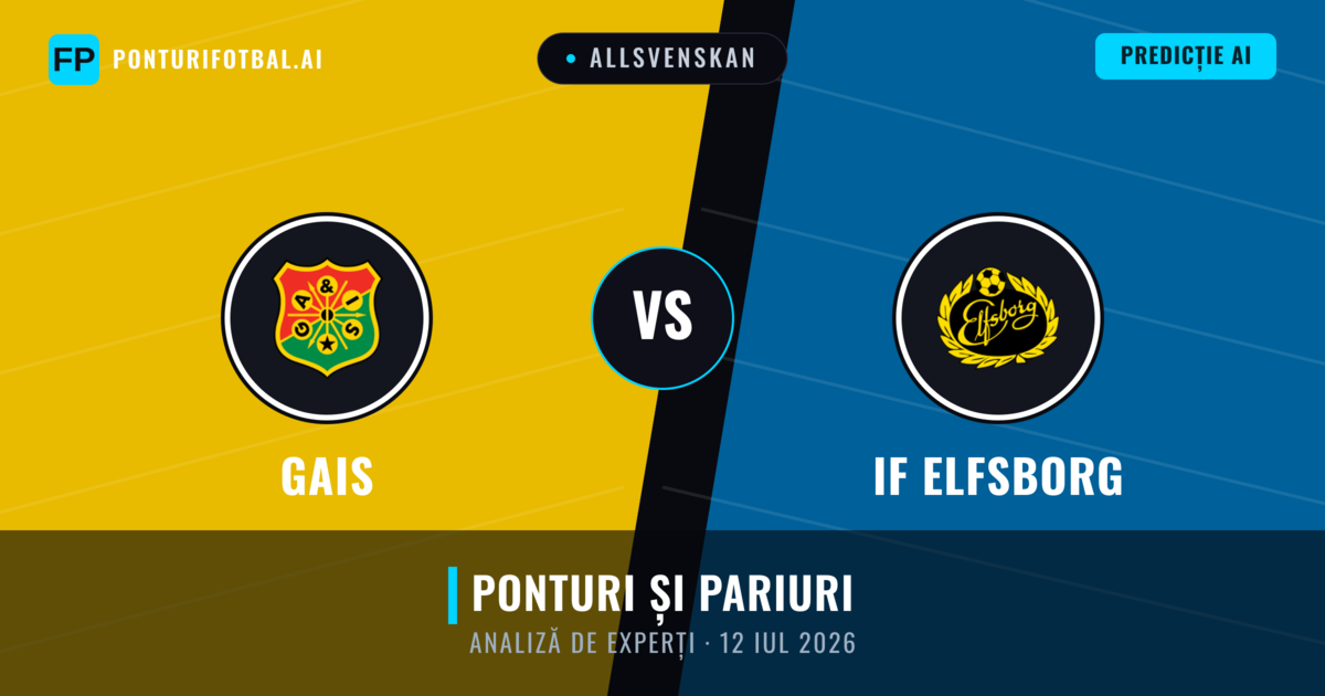 Gais vs IF Elfsborg — pronostic și avancronică meci