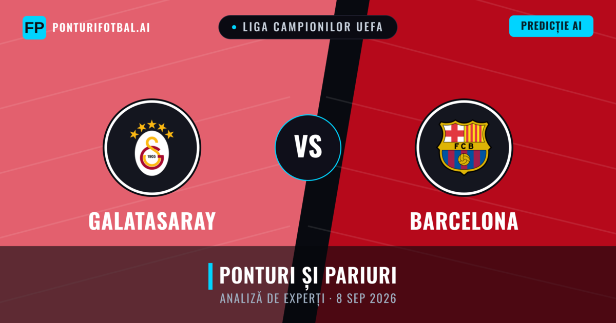 Galatasaray vs Barcelona — pronostic și avancronică meci