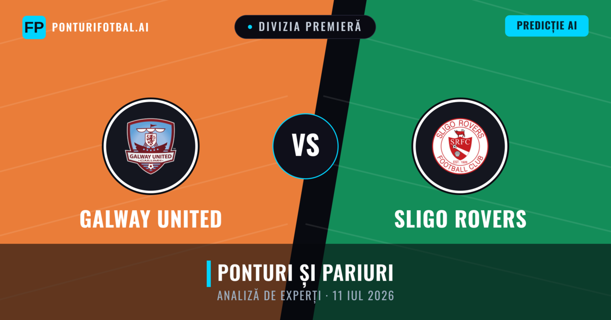 Galway United vs Sligo Rovers — pronostic și avancronică meci
