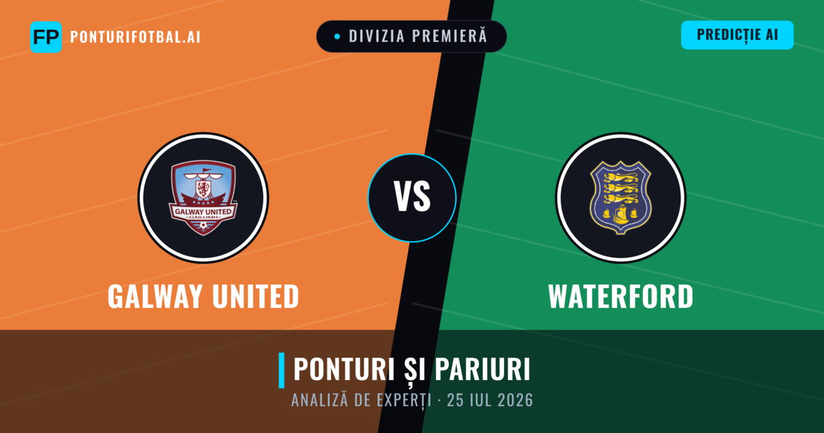 Galway United vs Waterford — pronostic și avancronică meci