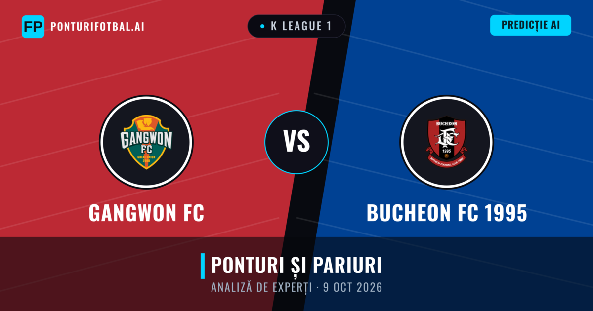 Gangwon FC vs Bucheon FC 1995 — pronostic și avancronică meci