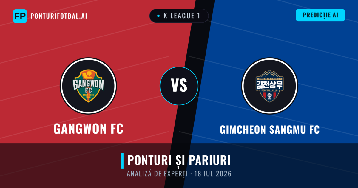 Gangwon FC vs Gimcheon Sangmu FC — pronostic și avancronică meci