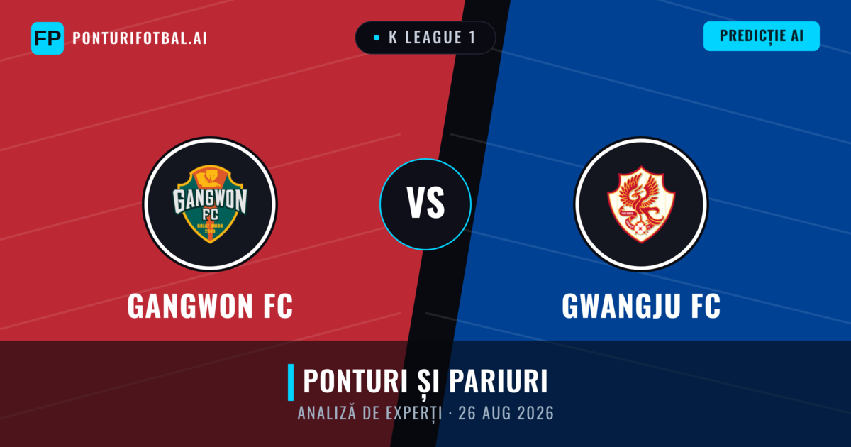 Gangwon FC vs Gwangju FC — pronostic și avancronică meci