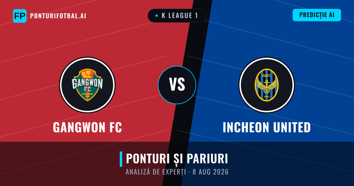 Gangwon FC vs Incheon United — pronostic și avancronică meci