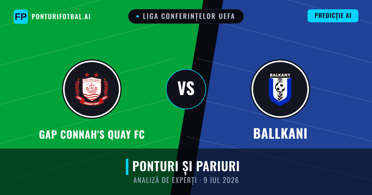 GAP Connah's Quay FC vs Ballkani — pronostic și avancronică meci